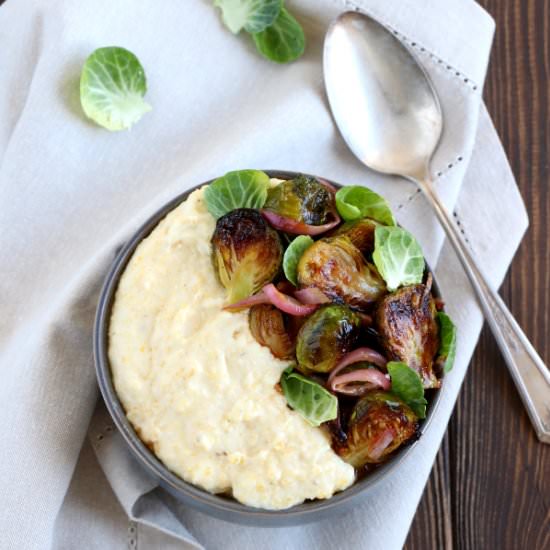 Creamy Goat Cheese Polenta