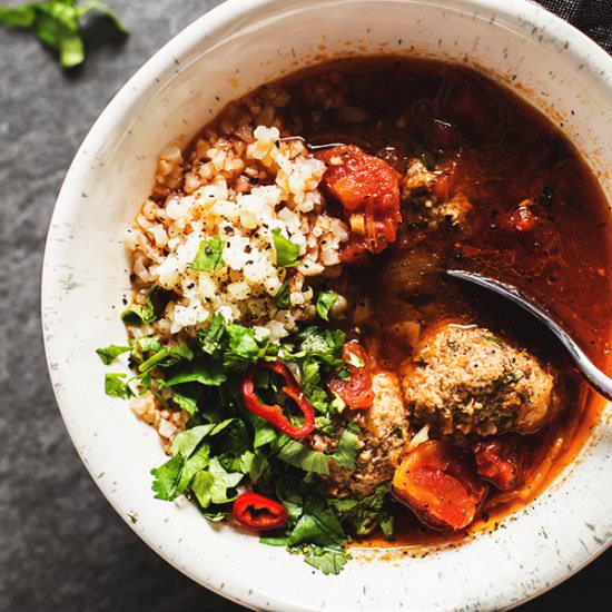 Albondigas Soup (Mexican Meatball)