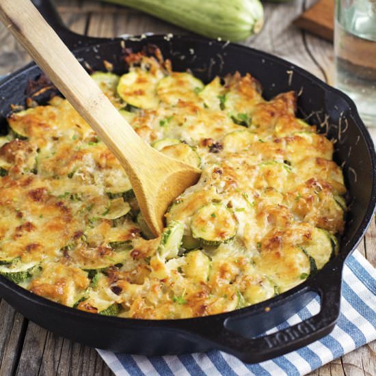 Easy Zucchini Gratin