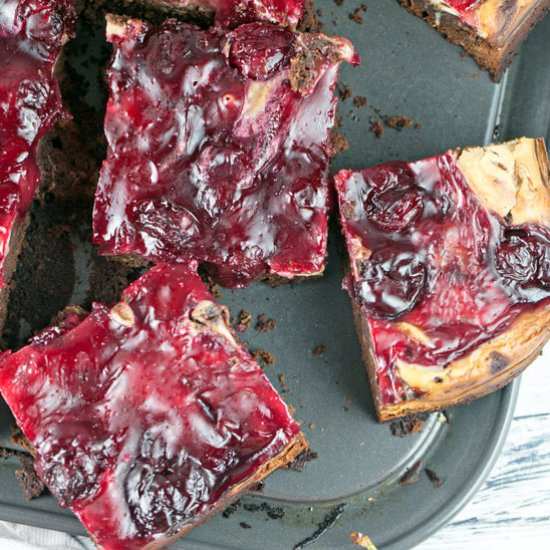 Cherry Cheesecake Brownies