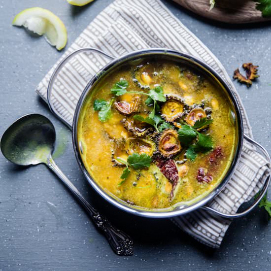 Bitter Gourd Yellow Mung Stew