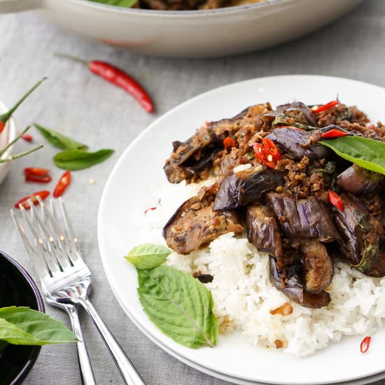 Thai Basil Eggplant