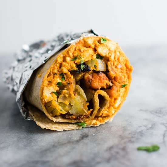The Best Vegan Breakfast Burrito