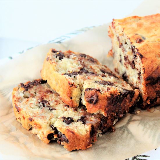 Gluten Free Banana Chocolate Bread