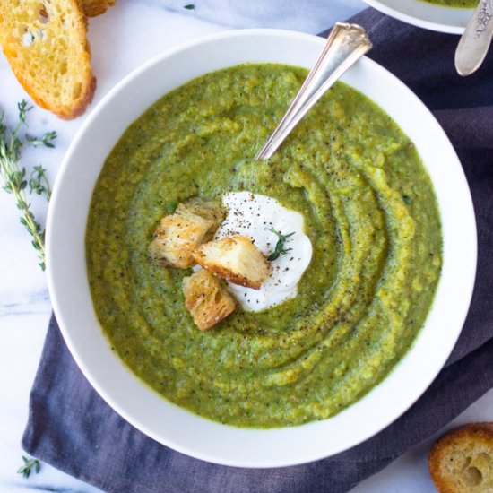 Broccoli Butternut Squash Soup
