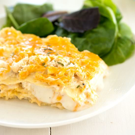 White Chicken Lasagna