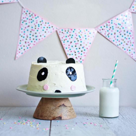 Pandan Panda Chiffon Cake