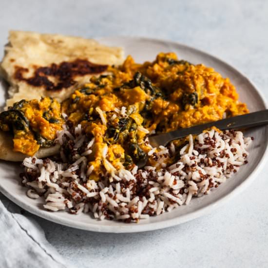 Creamy Tomato Coconut Red Lentils