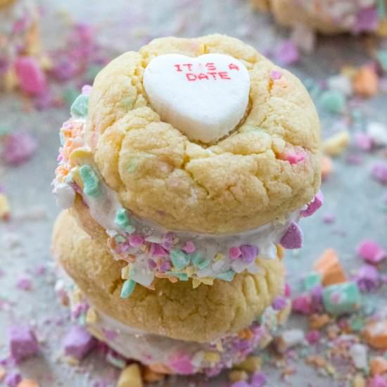 Conversation Heart Cookies