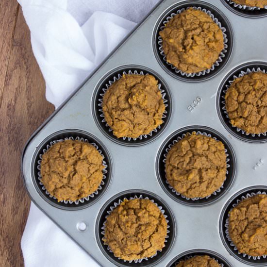 Delicious Vegan Pumpkin Muffins