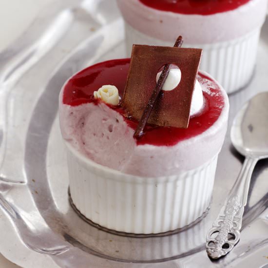 Frozen Raspberry Soufflé