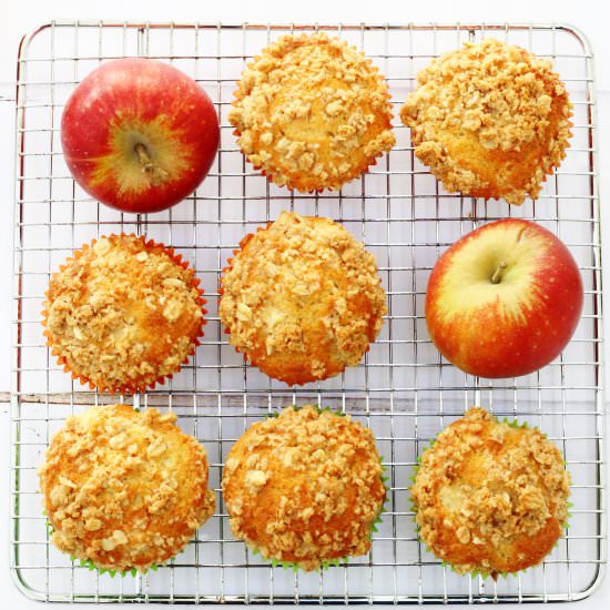 Apple Crumble Muffins