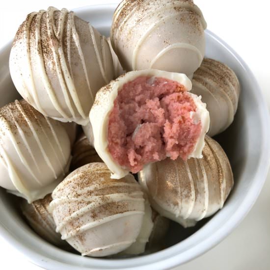 Strawberry Cake Balls