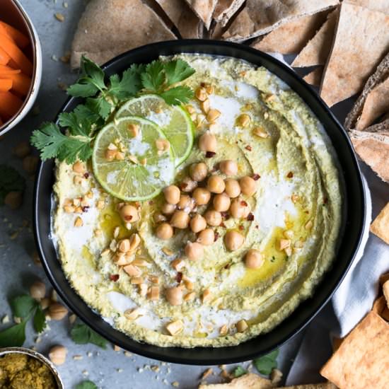 Green Curry Hummus