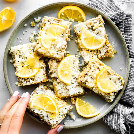 LEMON COCONUT PALEO ENERGY BARS