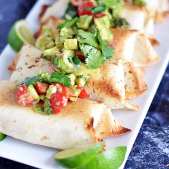 Breakfast Chorizo Chimichangas