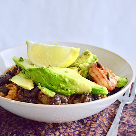 Shrimp Burrito Bowls