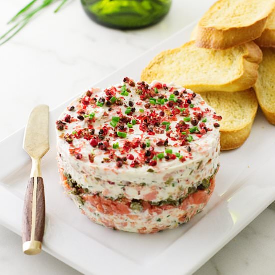 smoked salmon torta