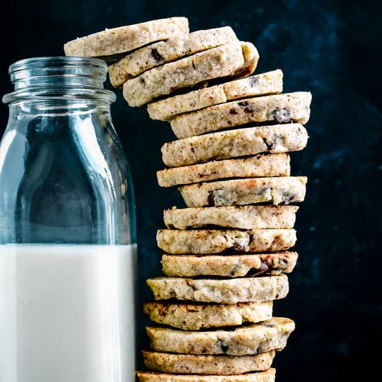 Buckwheat Chocolate Chips Sables