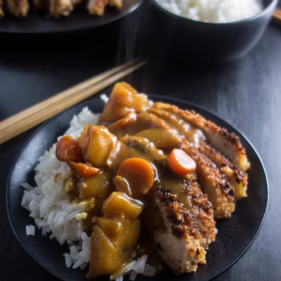 Easy Chicken Katsu Curry Don