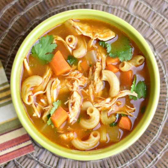 Chicken Noodle Soup-Ethiopian spice
