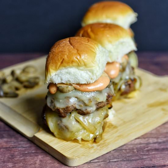 Mushroom & Swiss Sliders