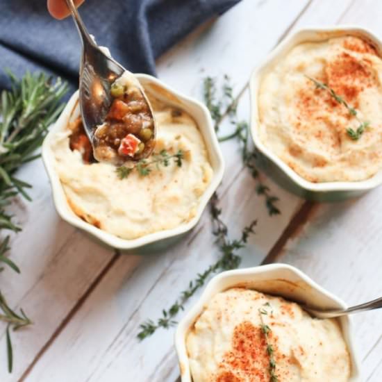 Vegan Lentil Leek Shepherd’s Pie