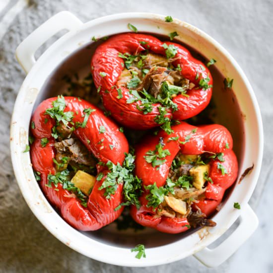 Carnitas Stuffed Peppers