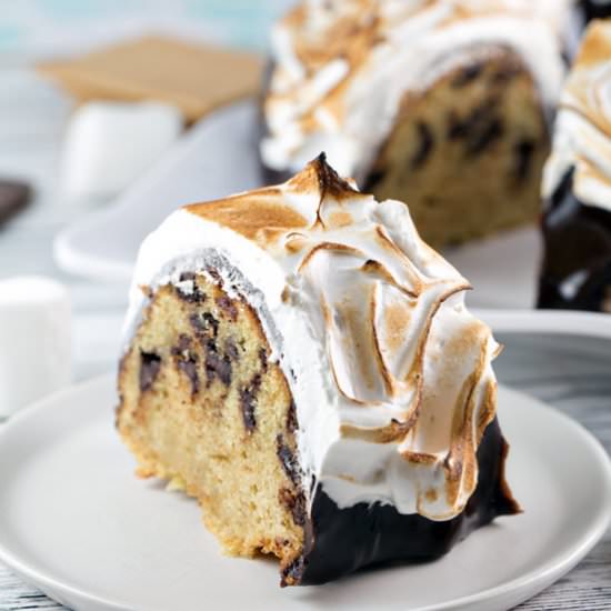 S’mores Bundt Cake