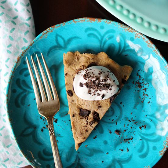 Healthy Cookie Dough Pie