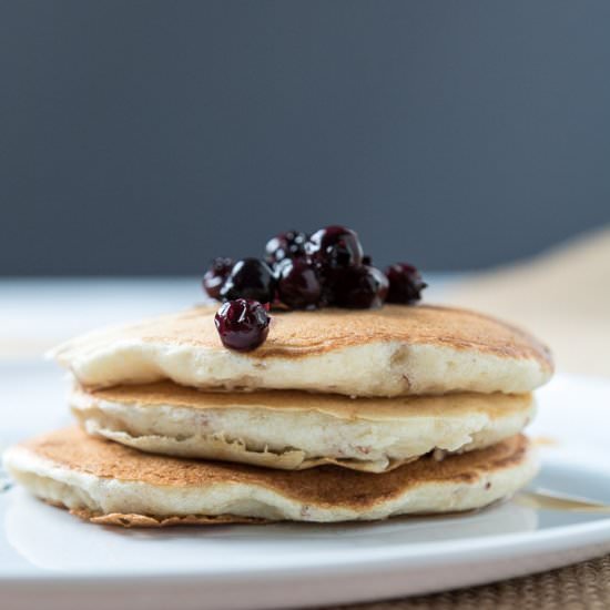 Fluffy Banana Dairy-Free Pancakes
