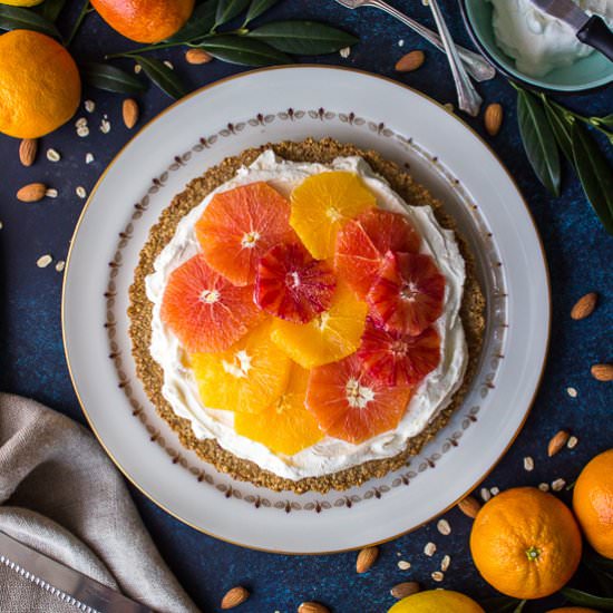 WINTER CITRUS MASCARPONE TART