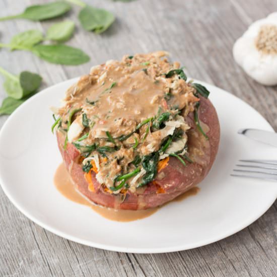 Swimming Rama Loaded Sweet Potato