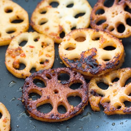 Garlic Chili Stir Fried Lotus Root