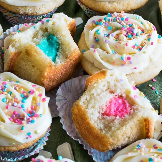 Gender Reveal Cupcakes