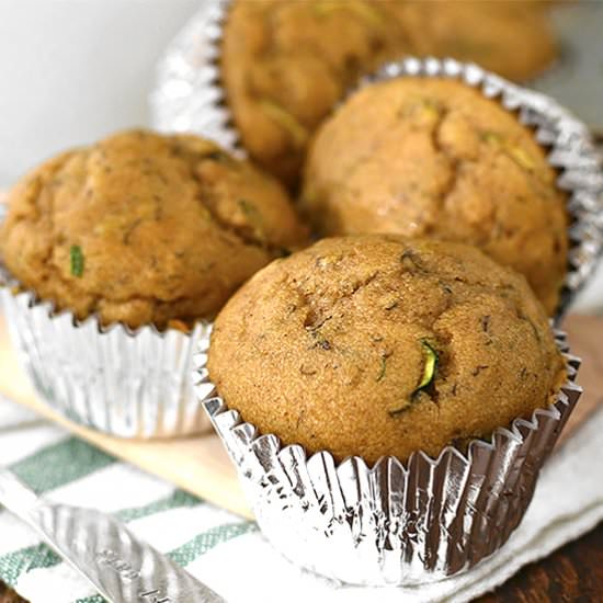 Healthier Zucchini Banana Bread