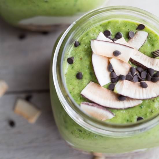 Mango Avocado Oatmeal Smoothie