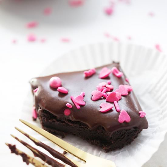 Chocolate Ganche Brownies