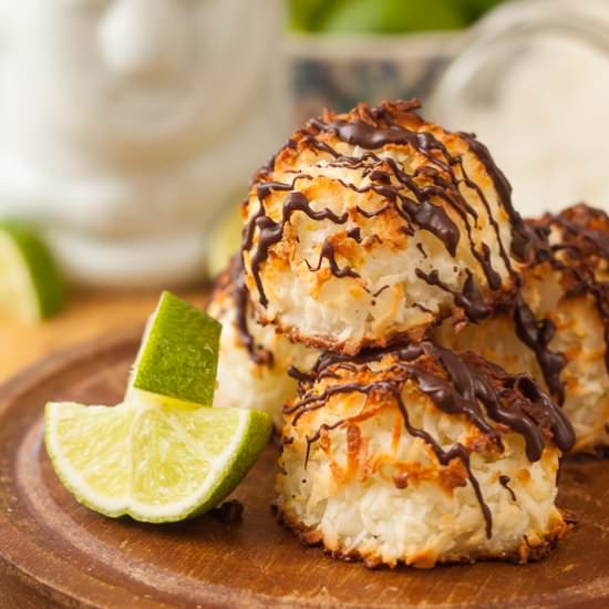 Coconut-Lime Macaroons