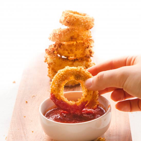 Healthy Vegan Onion Rings