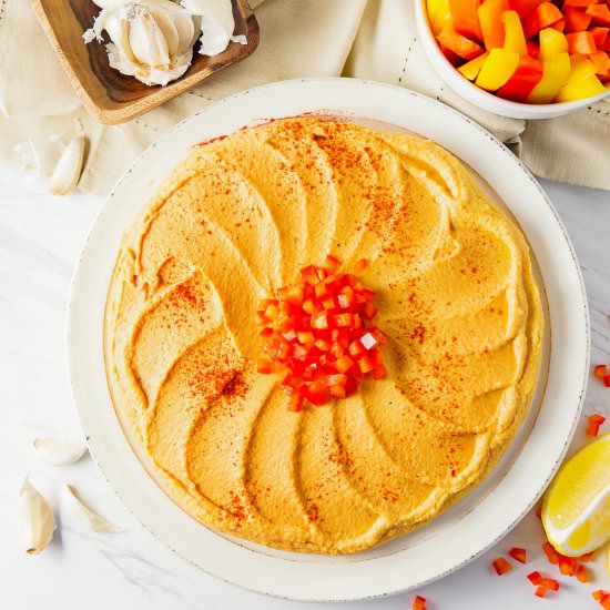 Roasted Red Pepper Hummus