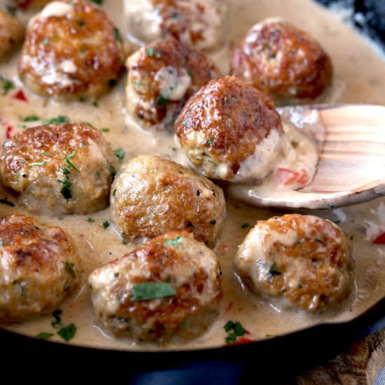 Cajun Chicken Meatballs
