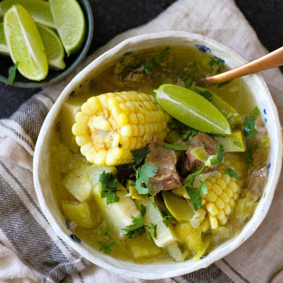 Caldo de Res in Instant Pot