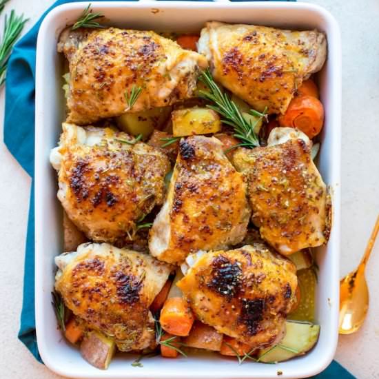 Low FODMAP Maple Mustard Chicken