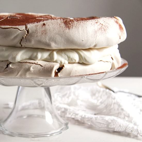 Meringue Cake with Mascarpone