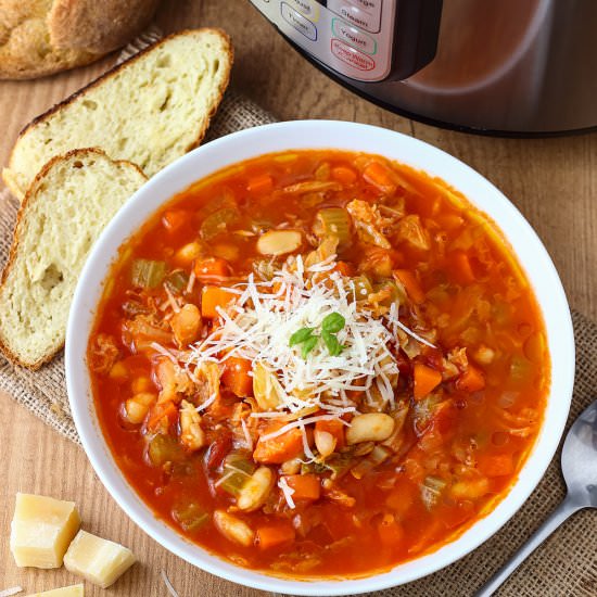 instant pot minestrone soup