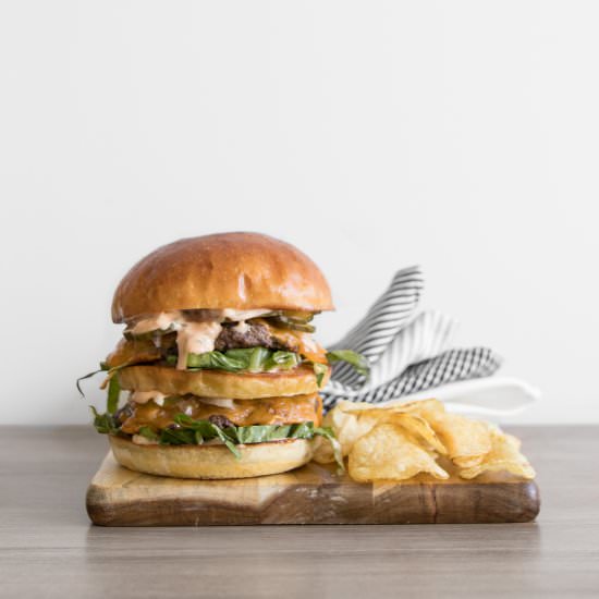 Homemade Big Mac with Secret Sauce