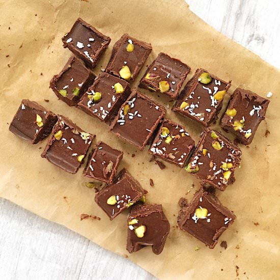 Dark Chocolate Peanut Butter Fudge