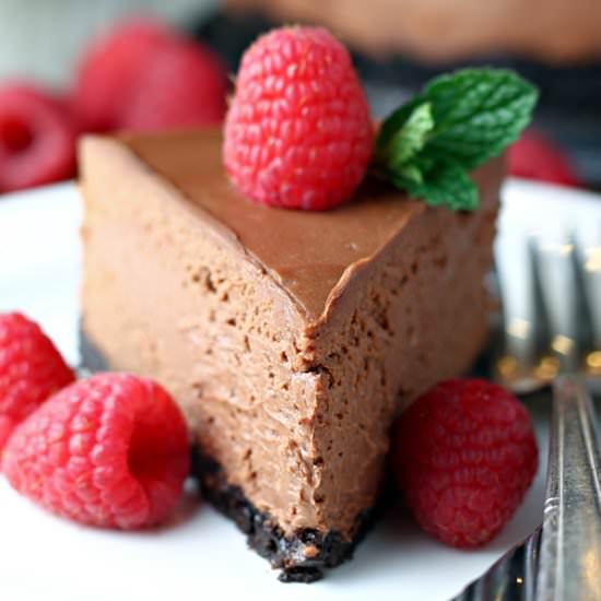 Instant Pot Chocolate Cheesecake