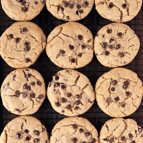 peanut butter chocolate chip cookie